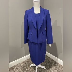 ✨✨Kasper Two-piece Blue Jacket and Dress Outfit✨✨